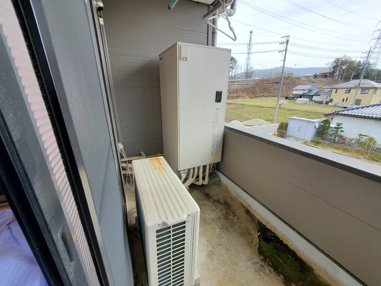 群馬県渋川市三菱電機家庭用自然冷媒CO2ヒートポンプ給湯機貯湯